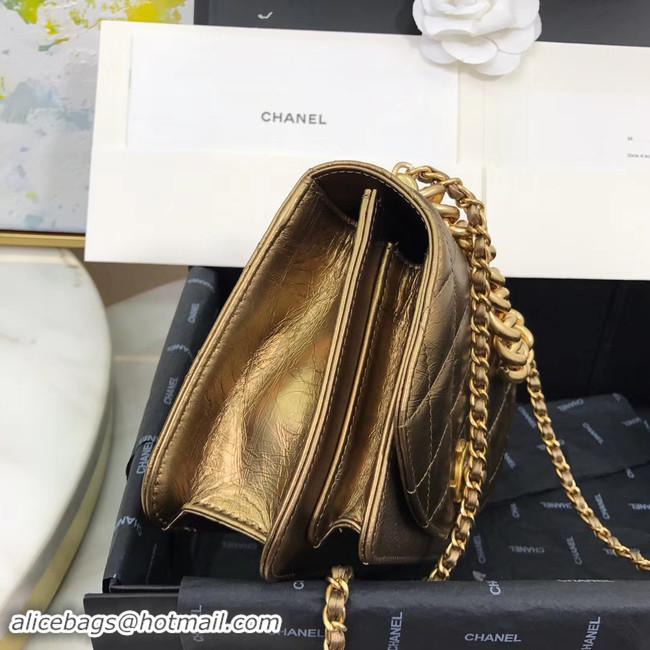 Discount Classic Chanel Small flap bag AS0784 bronze