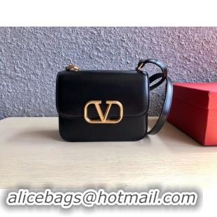 Good Looking VALENTINO Origianl Leather Bag 0074S black