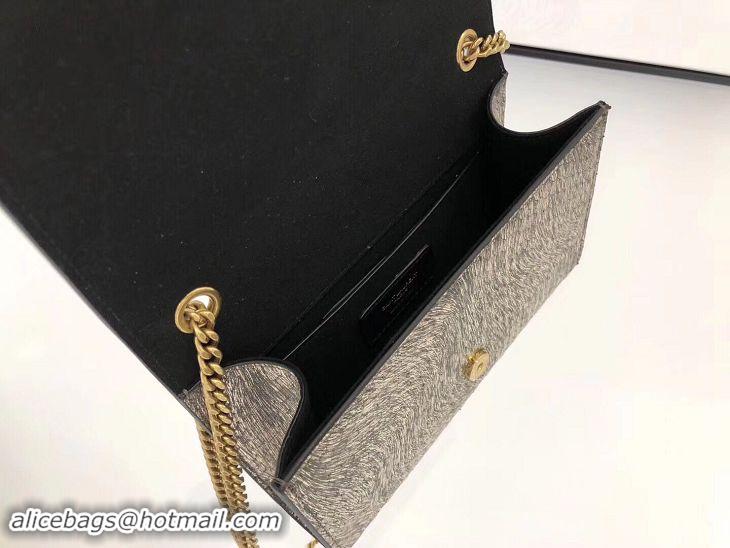 Unique Style SAINT LAURENT Kate Snake Leather croc-embossed Shoulder Bag 474366 Gold