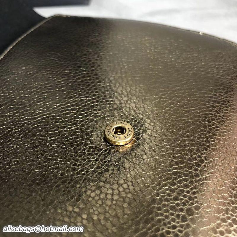 Super Yves Saint Laurent Original Leather Shoulder Bag Y554763 Bronze Gold