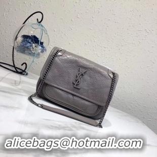 Perfect Yves Saint Laurent MINI Niki Chain Bag 498893 grey
