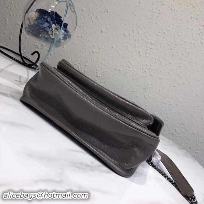 Perfect Yves Saint Laurent MINI Niki Chain Bag 498893 grey