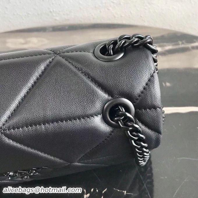 Best Product Prada Original Lambskin Leather Shoulder Bag 1BD233 Black