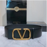 Best Price Valentino 4cm Vlogo Belt V7469 Black