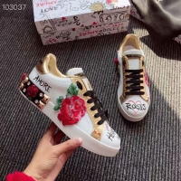 Spot Imitation Dolce & Gabbana Flower Shoes DG440FDC-1