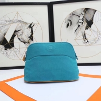 Luxury Hermes Cosmetic Bag H3699 Blue