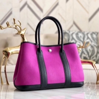 Luxury Hermes Garden Party 36cm Tote Bags Original Leather A3698 Purple