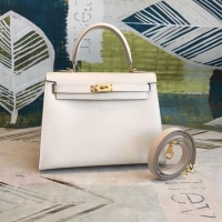 Best Product Hermes original Kelly Epsom Leather KL32 white