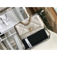 Fashion Discount Chanel Original Soft Leather Chain Bag CC9237 White