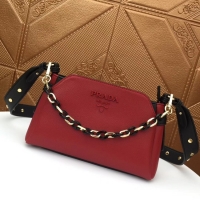 Luxury Classic Prada Calf leather shoulder bag 2032 red