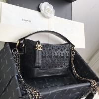 Top Quality Chanel gabrielle small hobo bag A0865 black