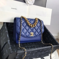 Low Price Chanel Small flap bag AS0785 Blue