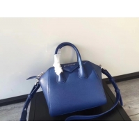 Charming Givenchy Antigona Bag Calfskin Leather G9982 blue