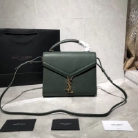 Best Price Yves Saint Laurent Original Leather Bag Y578000 Green