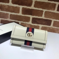 Cheap Price Gucci Ophidia leather wallet 523153 white