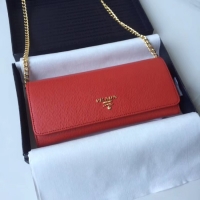 Trendy Design Prada Calfskin Leather Shoulder Bag 1BP290 Red