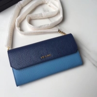 Hot Style Prada leather mini-bag 1DH002 blue
