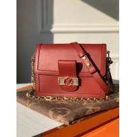 Popular Style Louis Vuitton MINI DAUPHINE M55836 red