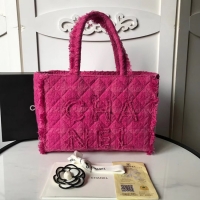 Pretty Style Chanel Zipper shopping bag AS0976 Purplish