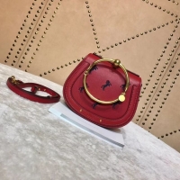 Trendy Design CHLOE Small Nile leather Horse bracelet bag 3E1302 red