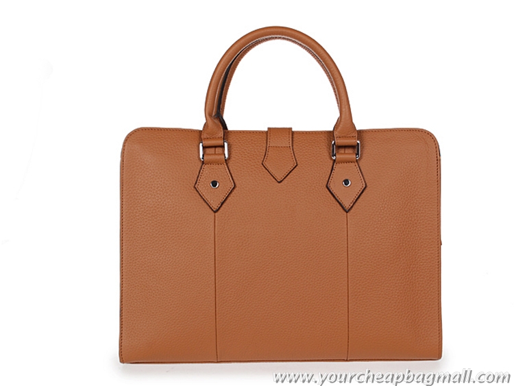 Cheapest Hermes Mens Briefcase Calf Leather 3308 Camel