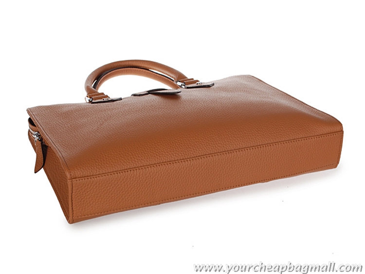 Cheapest Hermes Mens Briefcase Calf Leather 3308 Camel