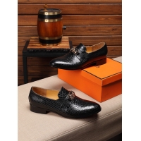 Good Taste Hermes Leather Shoes For Men #737556