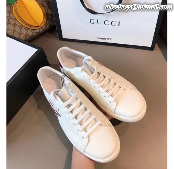 Good Product Gucci Ace Sneaker with Mickey Mouse White G71605