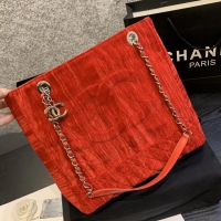 Buy Fashionable Chanel velvet Shoulder Bag AS1516 red