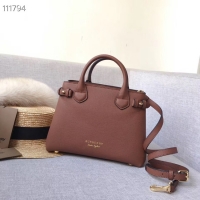 Buy New Cheap BurBerry Leather Tote Bag 7461 brown