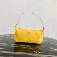 Luxury Discount Prada Re-Edition nylon Tote bag 1N1419 yellow