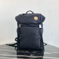 New Style Prada Re-Nylon backpack 2VZ135 black&orange