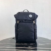 Super Quality Prada Re-Nylon backpack 2VZ135 black&grey