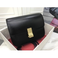 Unique Grade Celine Classic Box Flap Bag Original Calfskin Leather 3378 Black