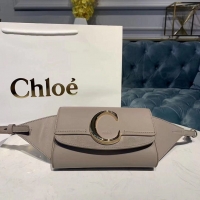 Market Sells Inexpensive Chloe Original Leather Belt Bag 3S036 grey