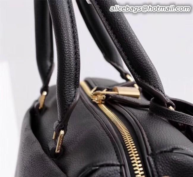 Grade Wholesale Louis Vuitton Mahina Leather SPEEDY BANDOULIERE 30 M40431 black