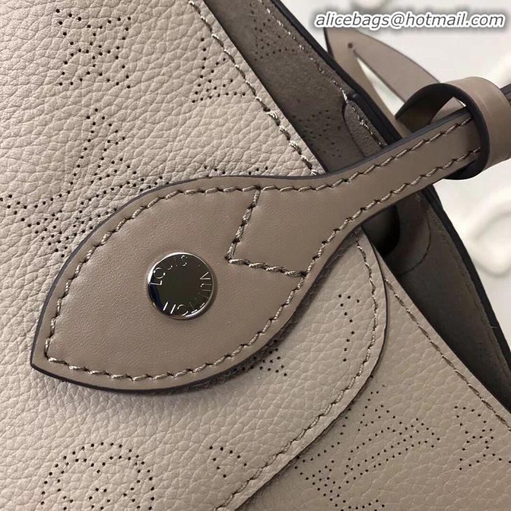 Grade Wholesale Louis Vuitton Original Mahina Leather HINA Bag M53140 Grey