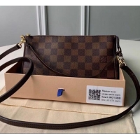 New Style Louis Vuitton Pochette Accessoires Clutch Shoulder Bag N40712 Damier Ebene Canvas 2020
