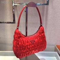 Buy Inexpensive Prada Nylon and Saffiano leather mini bag 1NE204 red
