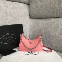 Popular Prada Re-Edition 2005 nylon mini shoulder bag 1BH203 pink
