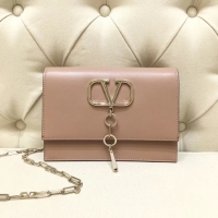 Inexpensive VALENTINO VLOCK Origianl leather shoulder bag 0910 light pink