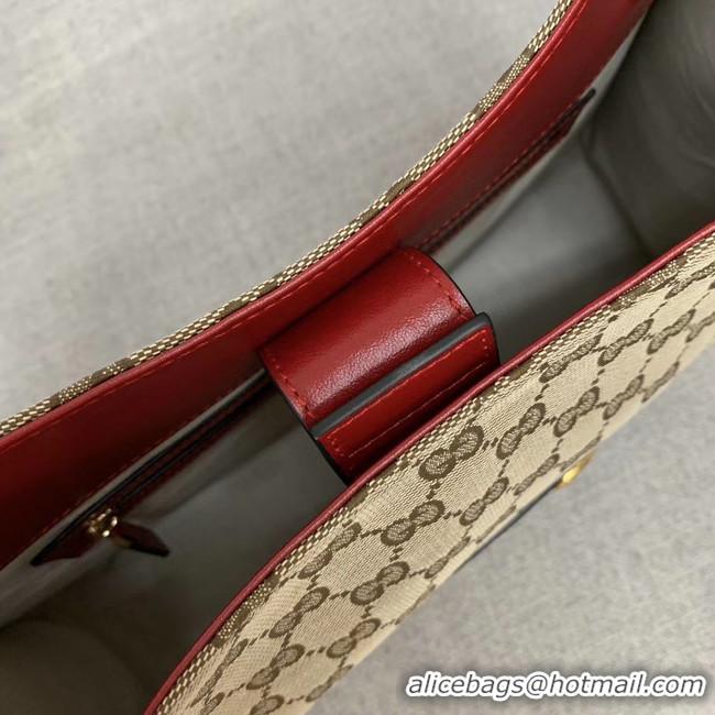 Low Cost Gucci 1955 Horsebit tote bag 623694 red
