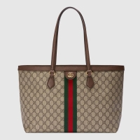 Original Quality Gucci Ophidia Series Medium GG Tote Bag 631685 Brown