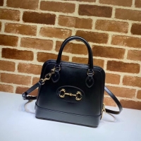 Perfect Gucci 1955 Horsebit small top handle bag 621220 black