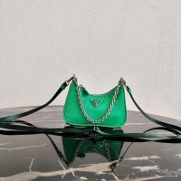 Pretty Style Prada Re-Edition nylon mini shoulder bag 1TT122 green