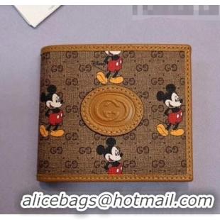 Inexpensive Gucci Disney x Gucci Mickey Mouse Card Hoder Wallet 602547 2020