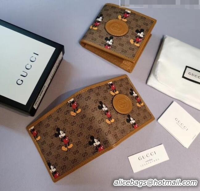 Inexpensive Gucci Disney x Gucci Mickey Mouse Card Hoder Wallet 602547 2020