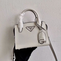Pretty Style Prada Saffiano leather mini-bag 2BA269 White