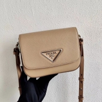 Popular Style Prada Saffiano leather mini shoulder bag 2BD249 apricot