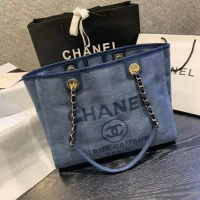 Sumptuous Chanel Large Shoulder Bag A67001 blue